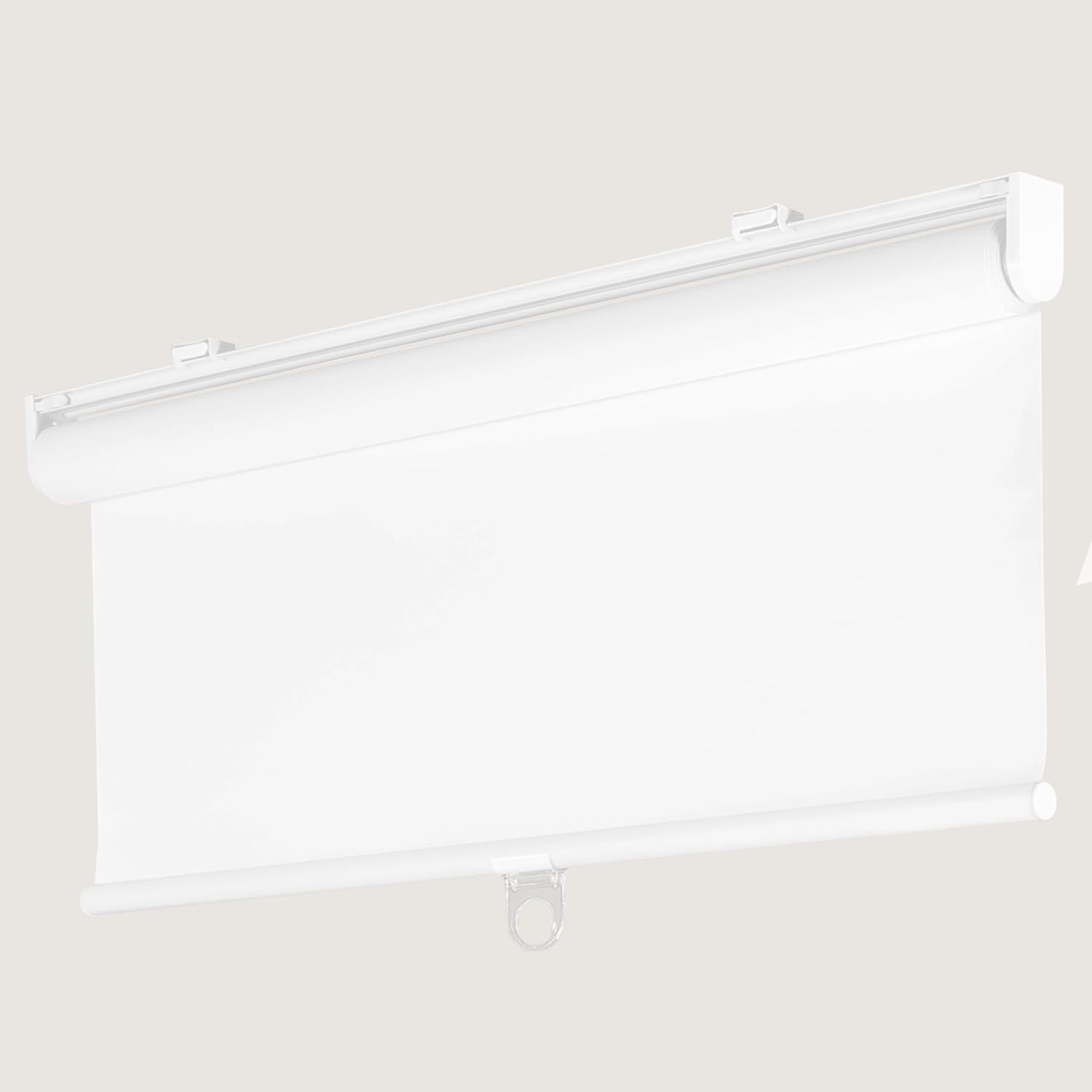 CALYX INTERIORS Blackout Roller Shades, Thermal Insulating Blinds, White